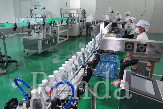 Stainless Steel Commercial Bottling Equipment , Beverage Bottled Water Bottle Filling Machine