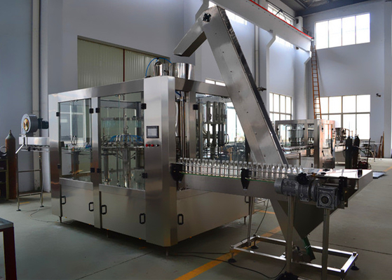 Electric Automatic Drinks Liquid Juice Filling Machine 6000BPH Washing Filling Capping 3-IN-1