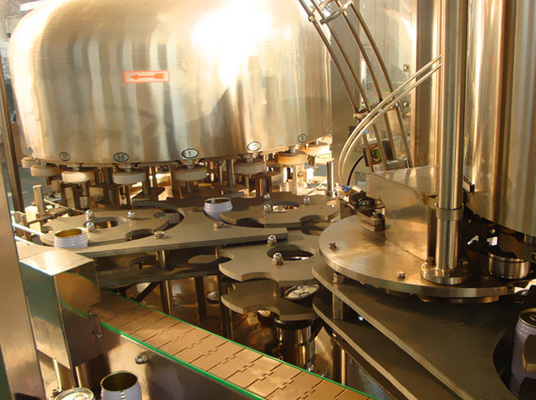 Tin Liquid Bottle Can Filling Machine Equipment for Tea / Beverage SUS 304 316