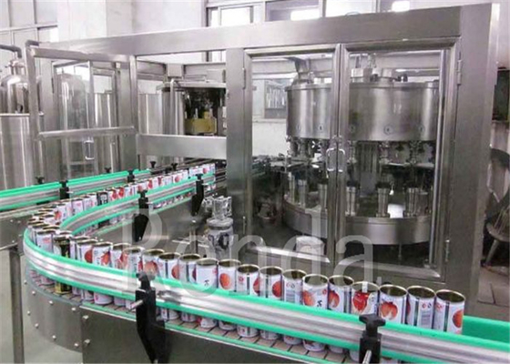 Le cachetage automatique de machine de remplissage de boîte en aluminium peut chaîne de production d'emballage
