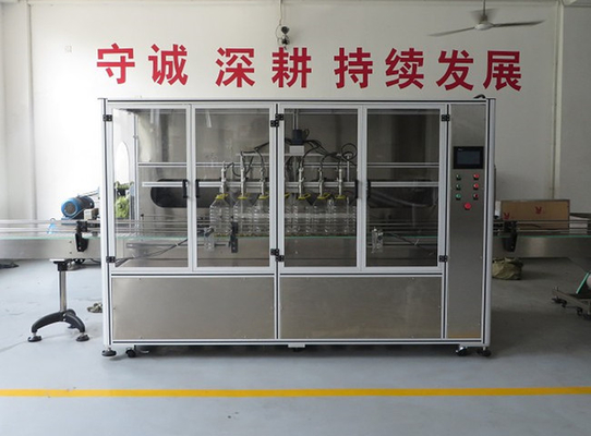 OEM 220v buvant la ligne remplissante pneumatique d'OIN d'huile de remplissage de machines d'action de détourner liquide de blanchisserie
